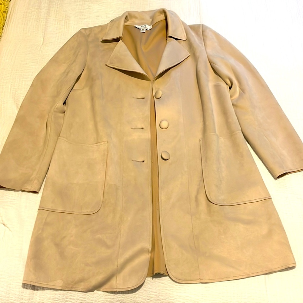 Magaschoni suede coat